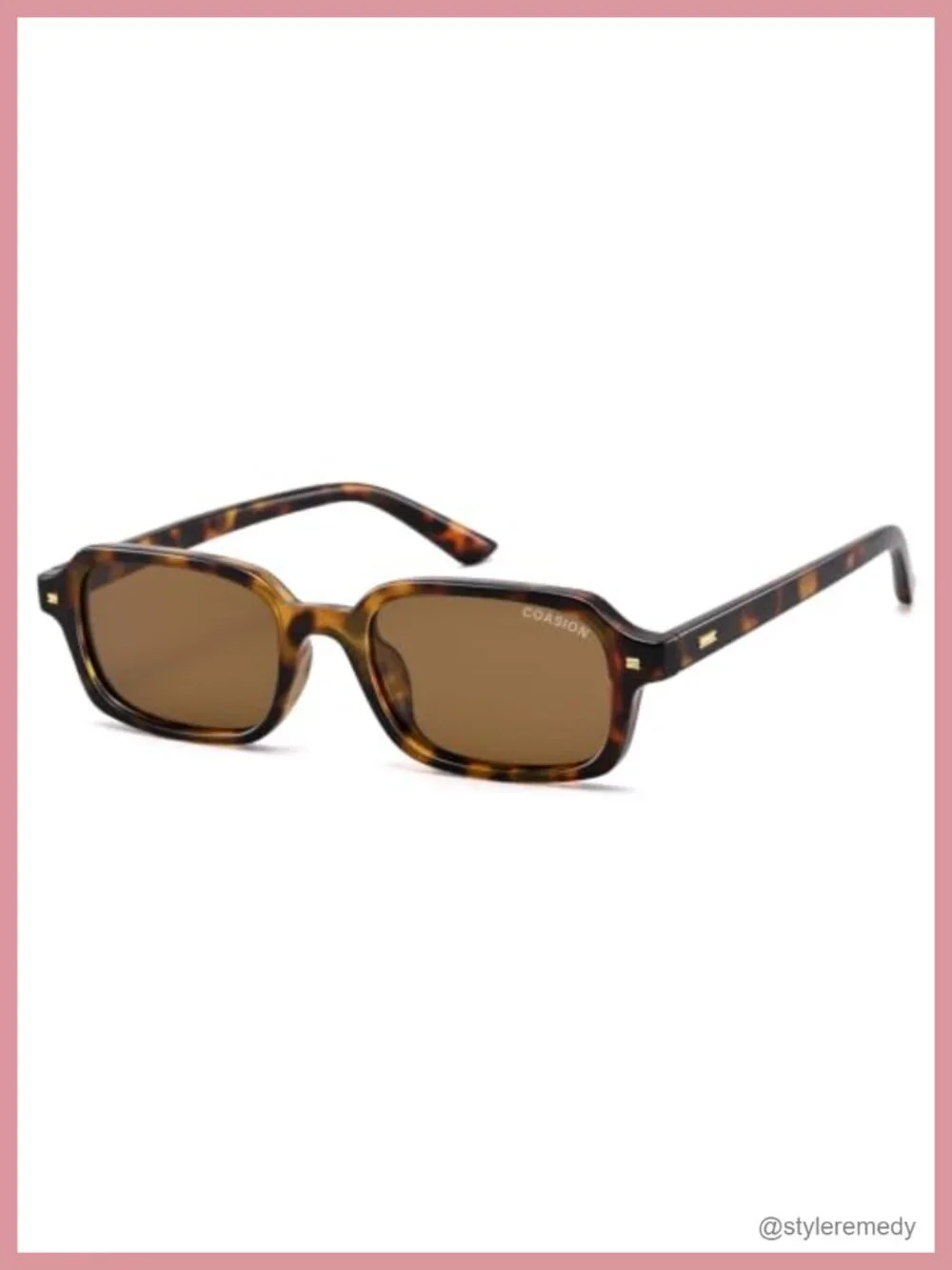 Polarized Rectangle Retro Sunglasses for Women UV Protection Y2K Trendy Slim